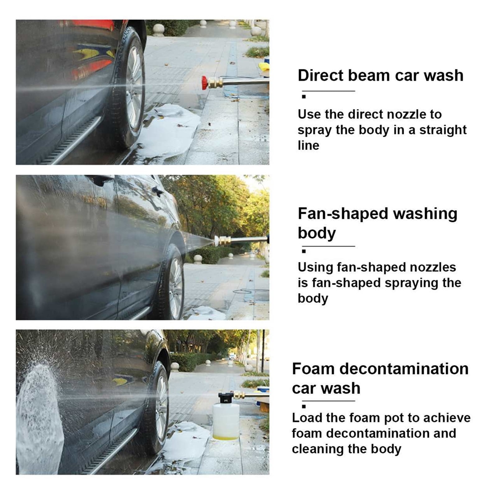 30Bar 10000mAh Cordless Electric High Pressure Washer Rechargeable Auto Car Washing Spray Gun Water Gun For18V Battery ,Versatile applications