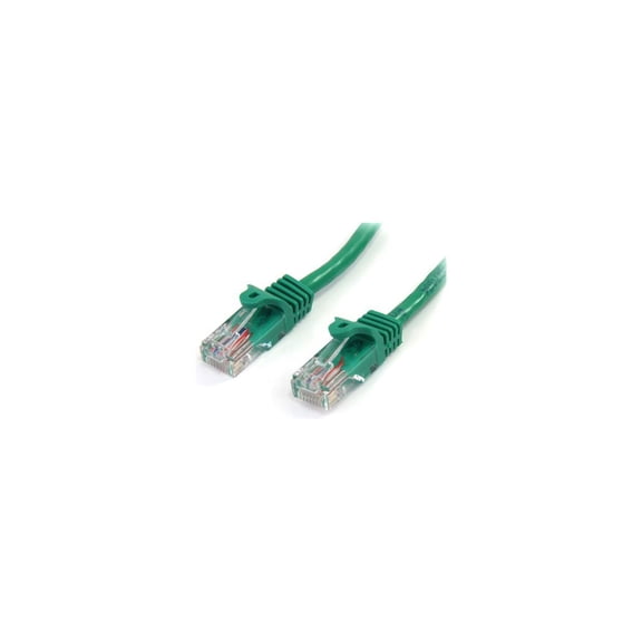 StarTech 15 ft Green Snagless Cat5e UTP Patch Cable Green
