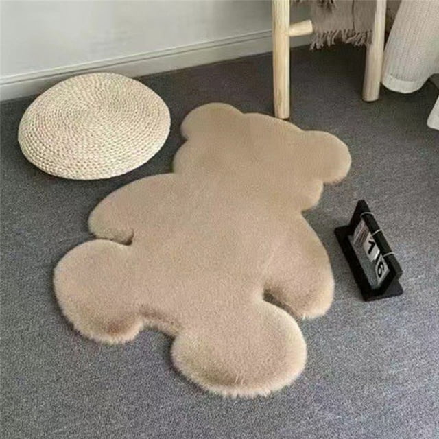 Alfombra suave con forma de oso Jadeshay
