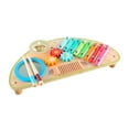 thumbnail image 2 of Juego de tambores de xilófono para bebés, instrumentos musicales de juguete, juguete educativo de música, recuerdos de fiesta, juguete Montessori para, 2 of 9