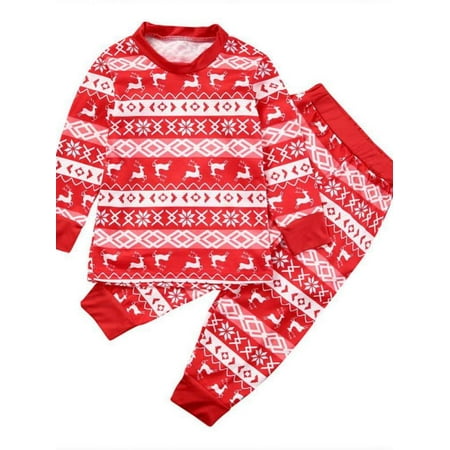 

Patgoal Warm Parent-child Outfit Dress up for Christmas Christmas Set Head Fleece Lovely