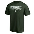 thumbnail image 2 of Men's Green Michigan State Spartans Team Unity Baseball T-Shirt, 2 of 3