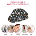 thumbnail image 6 of KLL Paw Animal Pattern Shower Cap & Bath Cap for Women,Reversible Oversized Waterproof Shower Caps for all Hair Lengths,Elastic Reusable Bathing Hair Cap, 6 of 6