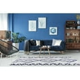 thumbnail image 3 of LaDole Rugs  Shaggy Casablanca Abstract Area Rug Runner in Dark Blue White Dark Gray White 5'3" x 7'6"(160cm x 230cm) 5' x 8' Indoor, Shag Living, 3 of 5