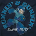 thumbnail image 2 of Mega Man Video Game Runnin and Gunnin Unisex Plus Size Graphic Tee Brisco Brands 2X, 2 of 5