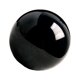 thumbnail image 1 of EeaseMX 1 esfera de obsidiana exquisita de 6 cm, bola de cristal negro natural, adorno de escritorio para manualidades de mesa en casa o en la oficina (negro), 1 of 7
