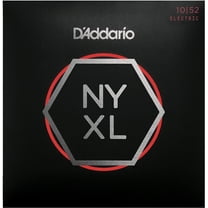 D'Addario NYXL1052 Nickel Wound Electric Guitar Strings, Light Top / Heavy Bottom, 10-52