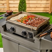 TYTUS Emberwood Gas Griddle with Grill and Prep Cart and Cover