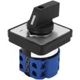 thumbnail image 1 of Interruptor de 660 V, 20 A, 4 posiciones, 2 polos, selector rotatorio, interruptor de cambio de leva giratorio universal, interruptor de inversión de motor eléctrico, 1 of 5