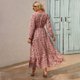 thumbnail image 3 of Gibobby Vestido Mujer Casual de Playa Verano Vestido elegante casual para mujer Vestido de manga larga con estampado floral Volantes Temperamento fluido Vestido(Rosa,M), 3 of 4