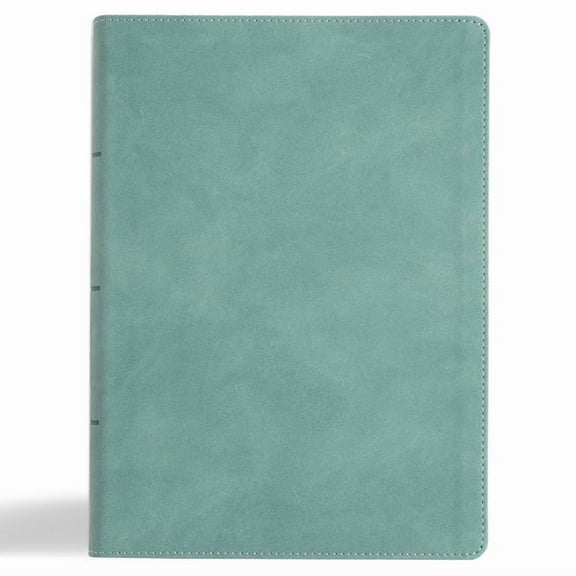 NASB Notetaking Bible, Large Print Edition, Earthen Teal Suedesoft Leathertouch, (Hardcover)