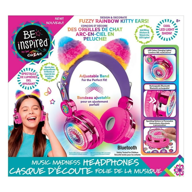 Cra-Z-Art: Be Inspired POM POM Bling Headphones