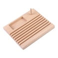 thumbnail image 1 of Estante de regla de acolchado de madera con portabobinas, herramienta de costura para el hogar Estante de hilo de coser Soporte de regla de patchwork Sunnimix Estante de regla de acolchado, 1 of 8