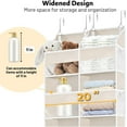 thumbnail image 2 of Over the Door Organizer s Extra Large Behind Door Storage of Compartments lbs Weight Capacity Over Door Organizer Door Hanging Organizer for Closet Diaper Organizer Room, 2 of 7