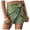 Green, variant on Womens Skirts Ladies Fashion Casual Solid Color Border Texture Design Culottes Half Skirt