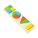 thumbnail image 4 of Rompecabezas con forma de madera, juguete Montessori, juego interactivo, bloques de reconocimiento de Color con forma de rompecabezas a juego para Geometría, 4 of 9