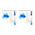 thumbnail image 1 of pitrice Balloon Cake Topper Home Wedding Birthday Party Cake Balloon 7# 2Set, 1 of 6