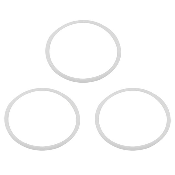 3 x pressure cooker gasket-clear white