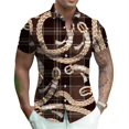 thumbnail image 3 of Camisas nuevas de verano 2024 para hombre, blusas cómodas y ajustadas, camisas de manga corta con estampado 3D de lujo, camisas florales de moda urbana, ropa para mujer, 3 of 5
