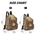 thumbnail image 3 of JIALIOU Mini Backpack Purse for Women Quilted Casual Daypack Small Travel Shoulder Bag, Abstract Wood Geometric, 3 of 7