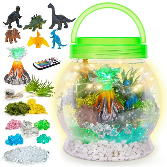 Boys Toys for 5 6 7 8 9 Year Old Kids, Dinosaur Toy Gifts for Boys Kids Age 6-10 Teens Art Set for 7-12 Years Old Boy Kid Dino Night Light Art and Craft Kits for Child Son Ages 8-11 Birthday Present