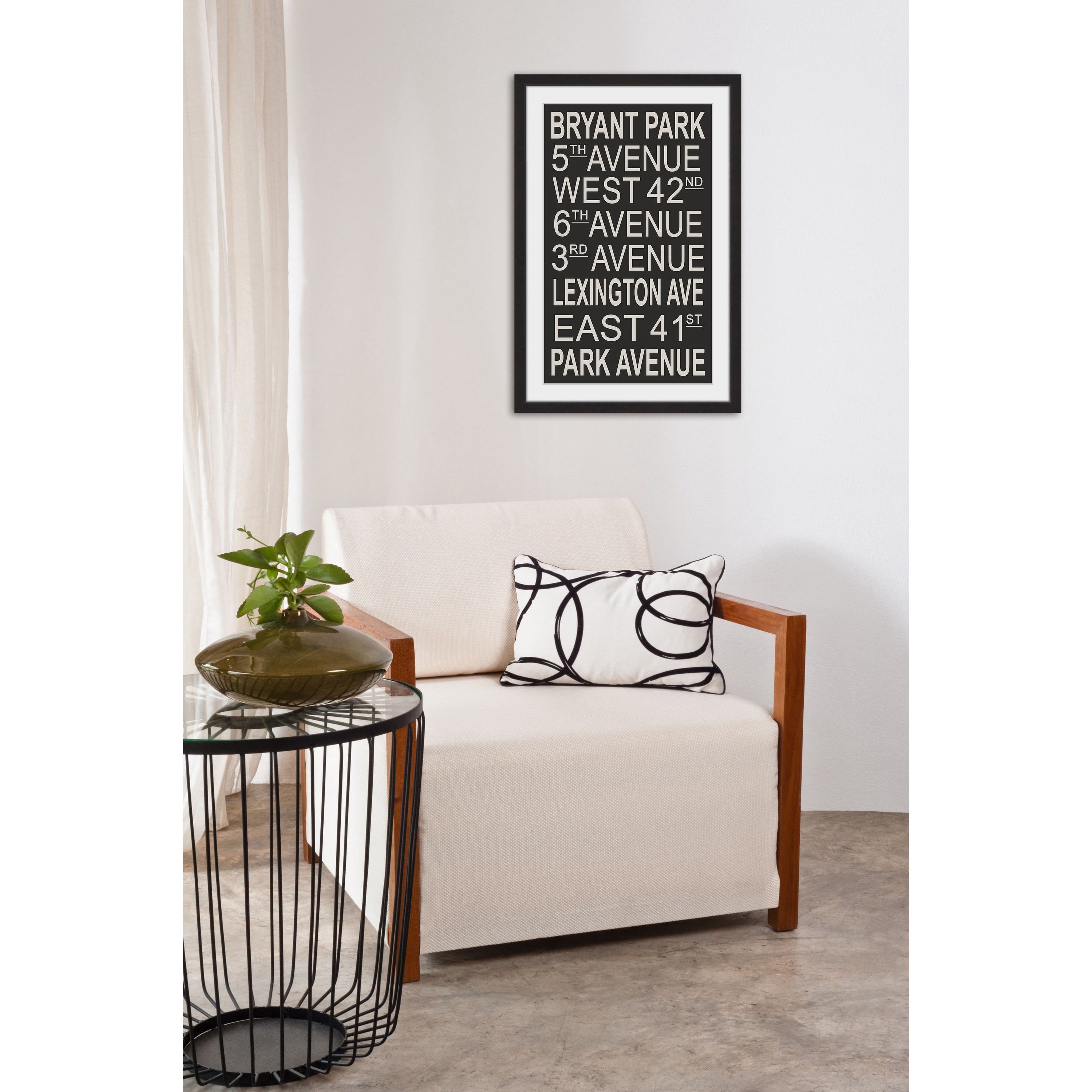 Bryant Park Framed Painting Print