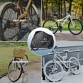 thumbnail image 2 of Bike Cover Outdoor Storage Waterproof 300D Oxford Fabric - Waterproof Bike Cover - E-Bike Cover - Outdoor Rainproof Bike Cover - Waterproof Mountain Bike Cover - With Keyhole and Storage Bag, 2 of 7