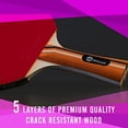 thumbnail image 3 of JP WinLook Ping Pong Paddle - 4 Pack; Pro Premium Table Tennis Racket Set; 8 Professional Game Balls; Rubber Spin Bat; Trainin, 3 of 5