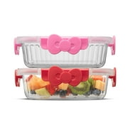 Hello Kitty Fluted Food Storage Containers - 34 oz - Set of 2