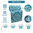 thumbnail image 6 of Burlap Table Runner 90 Inches Long, Abstract Minimalist Boho Blue Flower Non-Slip Kitchen Table Runners for Dining Room Everyday Use Party Table Decorations Aesthetic Art, 6 of 9