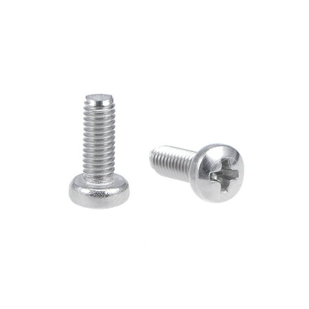 

M3x8mm Machine Screws Pan Phillips Cross Head Screw Fasteners Bolts 100 Pcs