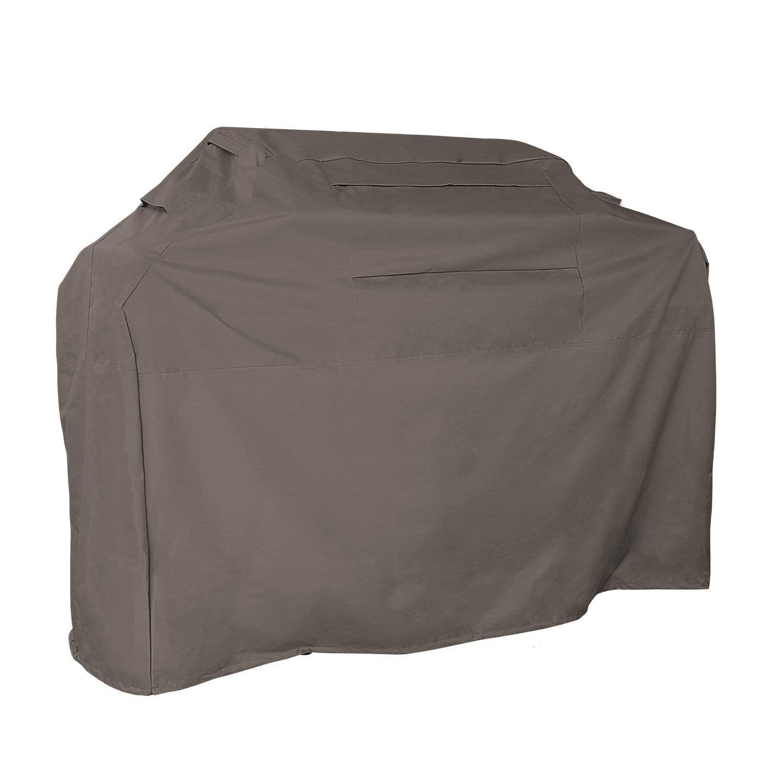 BBQ Grill Cover Weatherproof Heavy Duty Outdoor Protector Large Grey