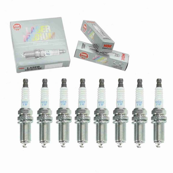 8 pc NGK 6481 Laser Iridium Spark Plugs for 22401AA630 31216183 31216184 4506 4704 FR7NI33 IKH20TT LR005483 PKH20TT Ignition Wire Secondary Fits select: 2004-2008 SUBARU FORESTER