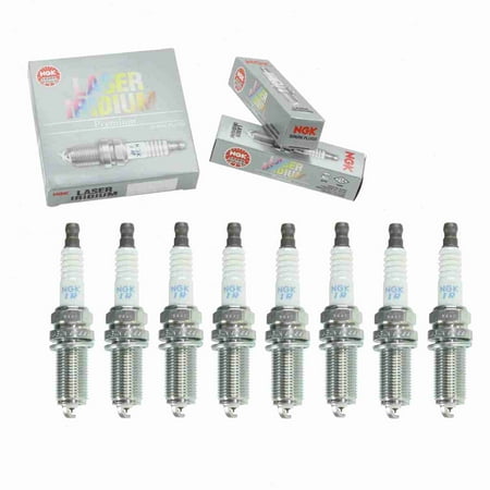 8 pc NGK 6481 Laser Iridium Spark Plugs for 22401AA630 31216183 31216184 4506 4704 FR7NI33 IKH20TT LR005483 PKH20TT Ignition Wire Secondary Fits select: 2004-2008 SUBARU FORESTER