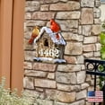 thumbnail image 5 of Birds Lover Wooden House Number Sign by D. Gelsinger | Easter Spring Decor - MA8461054-2-1533, 5 of 8