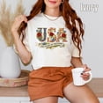 thumbnail image 2 of Comfort Colors® USA 250 Years Of Freedom Shirt, America 250 Patriotic Shirt Fourth Of July 1776 2026 Shirt, Independence Day Vintage USA Tee, 2 of 9