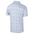 thumbnail image 3 of Men's Colosseum Royal Florida Gators It's Time! Allover Print Polo, 3 of 3