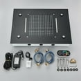 thumbnail image 5 of Luxury LED Rainfall Shower Head with Shower Bar High Pressure Top Ceiling Rain Matte Black, 5 of 7