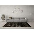 thumbnail image 3 of Ahgly Company Indoor Square Abstract Brown Modern Area Rugs, 5' Square, 3 of 4