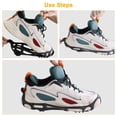 thumbnail image 5 of Liwarace Ice Crampons Non-Slip Grip Covers Snow Spikes Traction Cleats For Boots Shoes, 5 of 9
