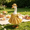 thumbnail image 3 of Tuvgenk Porch Goose Outfits 23" Summer Clothes for Porch Goose Set Polyester 2 Pack Outdoor Decor for Garden with Hat, 3 of 5