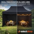 thumbnail image 3 of Carpa Toldo Plegable Cubierta Alta Paredes 3x4 Lona Exterior, 3 of 6