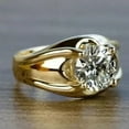 thumbnail image 2 of 2.50Ct Round-Cut Lab Created Diamond Men's Engagement Ring 14k Yellow Gold Plated, 2 of 4