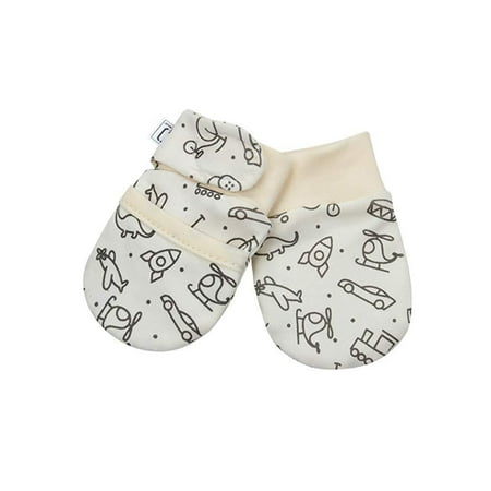 Darlyng & Co.'s Anti-Scratch Newborn Baby Mittens (0-6 months) 1 pair (Space