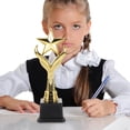 thumbnail image 5 of MERRYHAPY Golden Star Trophy for Kids Awards Classroom Competitions ABS Material Kids Achievement Prize, 5 of 6