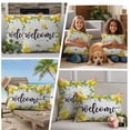 thumbnail image 4 of Lemon Farmhouse Outdoor Pillow Covers 16x16 Set of 2,Waterproof Patio Throw Pillowcase Protectors,Summer Fruit Botanical Grey Wooden Decorative Pillow Shams Cushion Covers for Seat Bed Couch Sofa, 4 of 8