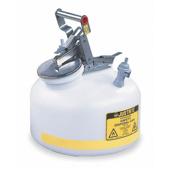 Justrite PP12752 2 Gallon Disc Hplc Can