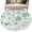 White Fruit Green, variant on Round Rugs 6Ft, Green Botanical Round Area Rug Washable Indoor Throw Carpet, Watercolor Spring Floral Summer Soft Non Slip Circle Rug for Office Cabinet Home Decor Aesthetic