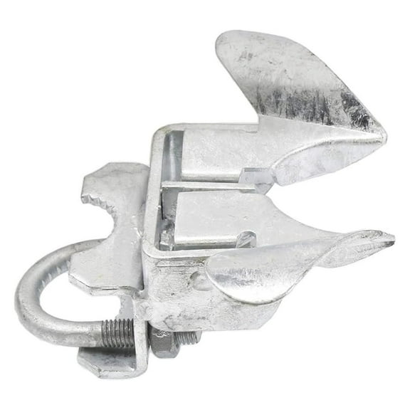 Chain Link Fence Gate Latch 1 3/8" x 1 7/8" OD | Galvanized Steel Gate Lock | Secure Chain Fence Gate Closure | Easy Install Hardware Included