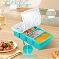 thumbnail image 5 of Silicone Freezer Tray 4Color Meal Prep & Food Storage, 5 of 7